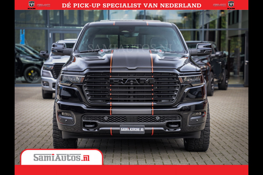 Dodge Ram 1500 Night Premium | Full Option | De Meest Luxe Pick-Up in zijn Klasse | Comfortabele Dubbele Cabine met Royale 5 Zitplaatsen | BPM vrij | Nu Leverbaar uit Voorraad | Voorraad Nr 2283 - 3326