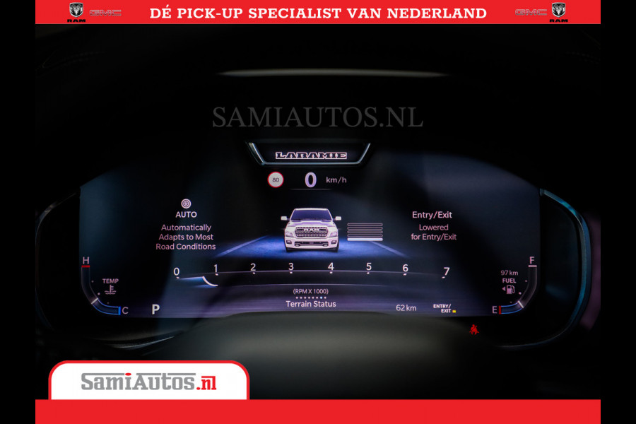 Dodge Ram 1500 Night Premium | Full Option | De Meest Luxe Pick-Up in zijn Klasse | Comfortabele Dubbele Cabine met Royale 5 Zitplaatsen | BPM vrij | Nu Leverbaar uit Voorraad | Voorraad Nr 2283 - 3326