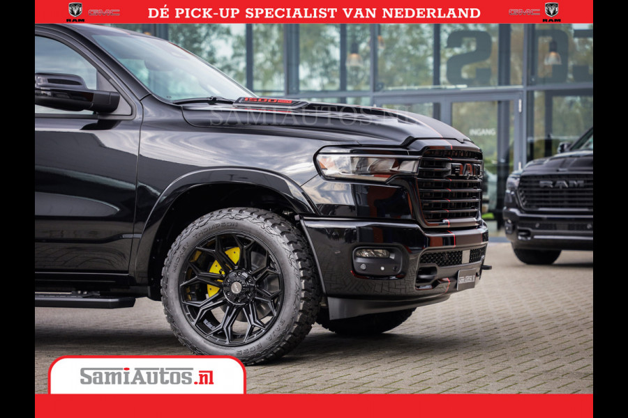 Dodge Ram 1500 Night Premium | Full Option | De Meest Luxe Pick-Up in zijn Klasse | Comfortabele Dubbele Cabine met Royale 5 Zitplaatsen | BPM vrij | Nu Leverbaar uit Voorraad | Voorraad Nr 2283 - 3326