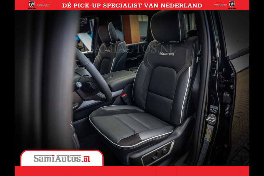 Dodge Ram 1500 Night Premium | Full Option | De Meest Luxe Pick-Up in zijn Klasse | Comfortabele Dubbele Cabine met Royale 5 Zitplaatsen | BPM vrij | Nu Leverbaar uit Voorraad | Voorraad Nr 2283 - 3326