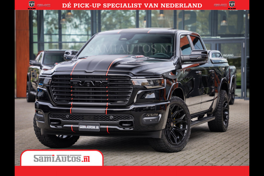 Dodge Ram 1500 Night Premium | Full Option | De Meest Luxe Pick-Up in zijn Klasse | Comfortabele Dubbele Cabine met Royale 5 Zitplaatsen | BPM vrij | Nu Leverbaar uit Voorraad | Voorraad Nr 2283 - 3326