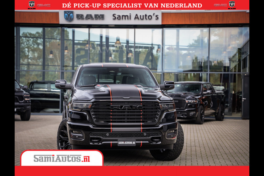 Dodge Ram 1500 Night Premium | Full Option | De Meest Luxe Pick-Up in zijn Klasse | Comfortabele Dubbele Cabine met Royale 5 Zitplaatsen | BPM vrij | Nu Leverbaar uit Voorraad | Voorraad Nr 2283 - 3326
