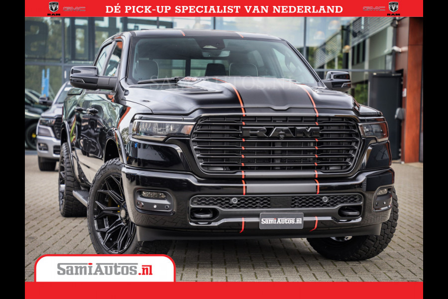 Dodge Ram 1500 Night Premium | Full Option | De Meest Luxe Pick-Up in zijn Klasse | Comfortabele Dubbele Cabine met Royale 5 Zitplaatsen | BPM vrij | Nu Leverbaar uit Voorraad | Voorraad Nr 2283 - 3326