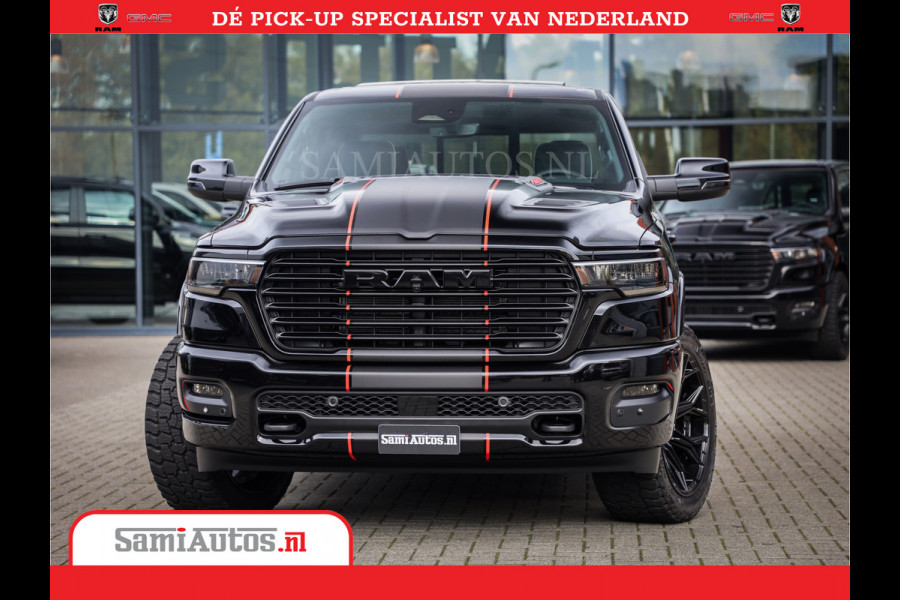 Dodge Ram 1500 Night Premium | Full Option | De Meest Luxe Pick-Up in zijn Klasse | Comfortabele Dubbele Cabine met Royale 5 Zitplaatsen | BPM vrij | Nu Leverbaar uit Voorraad | Voorraad Nr 2283 - 3326