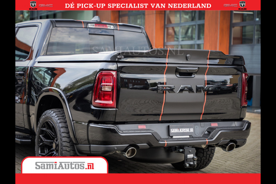 Dodge Ram 1500 Night Premium | Full Option | De Meest Luxe Pick-Up in zijn Klasse | Comfortabele Dubbele Cabine met Royale 5 Zitplaatsen | BPM vrij | Nu Leverbaar uit Voorraad | Voorraad Nr 2283 - 3326