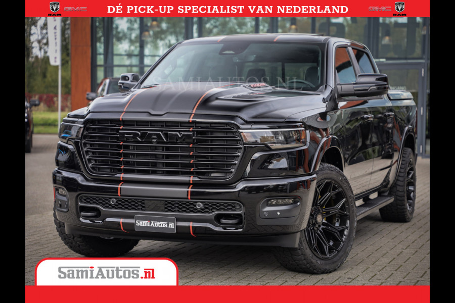 Dodge Ram 1500 Night Premium | Full Option | De Meest Luxe Pick-Up in zijn Klasse | Comfortabele Dubbele Cabine met Royale 5 Zitplaatsen | BPM vrij | Nu Leverbaar uit Voorraad | Voorraad Nr 2283 - 3326