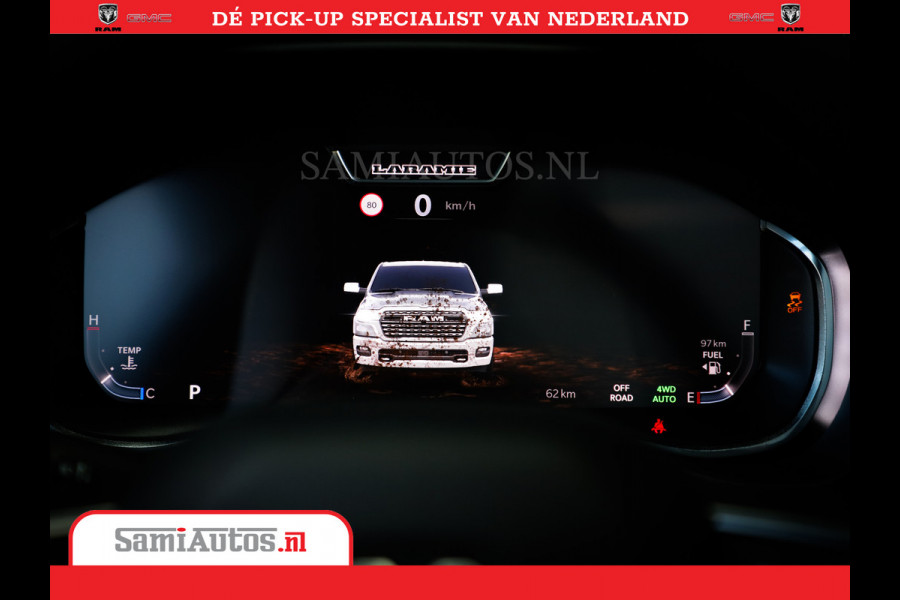 Dodge Ram 1500 Night Premium | Full Option | De Meest Luxe Pick-Up in zijn Klasse | Comfortabele Dubbele Cabine met Royale 5 Zitplaatsen | BPM vrij | Nu Leverbaar uit Voorraad | Voorraad Nr 2283 - 3326