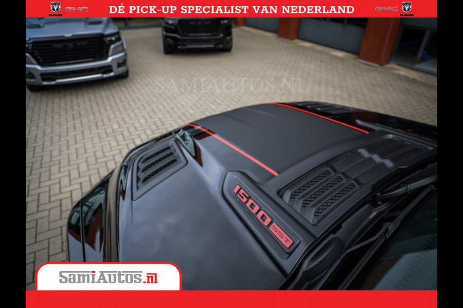 Dodge Ram 1500 Night Premium | Full Option | De Meest Luxe Pick-Up in zijn Klasse | Comfortabele Dubbele Cabine met Royale 5 Zitplaatsen | BPM vrij | Nu Leverbaar uit Voorraad | Voorraad Nr 2283 - 3326