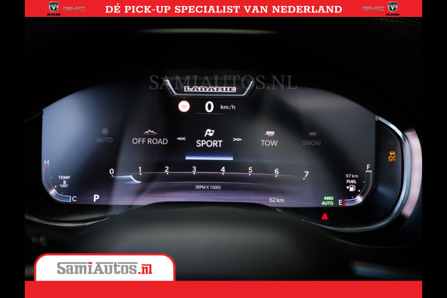 Dodge Ram 1500 Night Premium | Full Option | De Meest Luxe Pick-Up in zijn Klasse | Comfortabele Dubbele Cabine met Royale 5 Zitplaatsen | BPM vrij | Nu Leverbaar uit Voorraad | Voorraad Nr 2283 - 3326