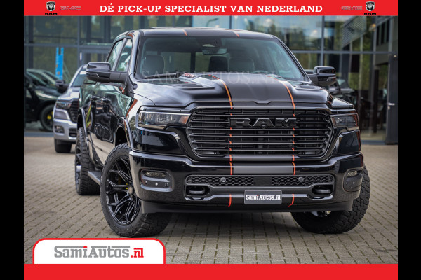 Dodge Ram 1500 Night Premium | Full Option | De Meest Luxe Pick-Up in zijn Klasse | Comfortabele Dubbele Cabine met Royale 5 Zitplaatsen | BPM vrij | Nu Leverbaar uit Voorraad | Voorraad Nr 2283 - 3326