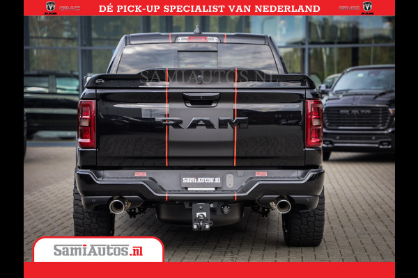 Dodge Ram 1500 Night Premium | Full Option | De Meest Luxe Pick-Up in zijn Klasse | Comfortabele Dubbele Cabine met Royale 5 Zitplaatsen | BPM vrij | Nu Leverbaar uit Voorraad | Voorraad Nr 2283 - 3326