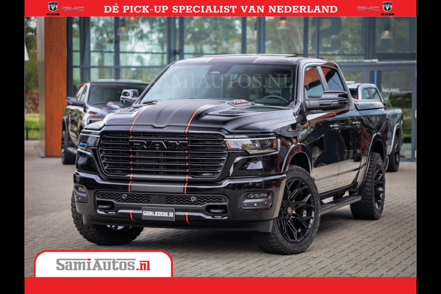 Dodge Ram 1500 Night Premium | Full Option | De Meest Luxe Pick-Up in zijn Klasse | Comfortabele Dubbele Cabine met Royale 5 Zitplaatsen | BPM vrij | Nu Leverbaar uit Voorraad | Voorraad Nr 2283 - 3326