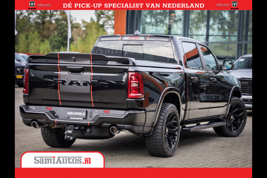 Dodge Ram 1500 Night Premium | Full Option | De Meest Luxe Pick-Up in zijn Klasse | Comfortabele Dubbele Cabine met Royale 5 Zitplaatsen | BPM vrij | Nu Leverbaar uit Voorraad | Voorraad Nr 2283 - 3326