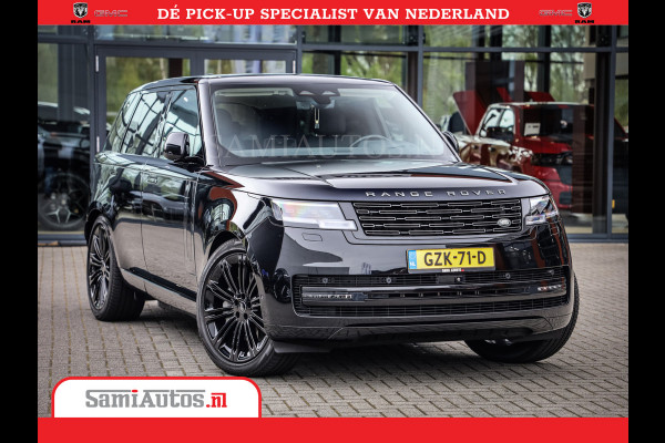 Land Rover Range Rover P550e | NIGHT | GARANTIE TOT 14-03-2029 | HEAD-UP | ACHTERAS BESTURING | SOFT CLOSE | PHEV | 23 INCH VELGEN | PANORAMADAK | STUURVERWARMING | STOEL KOELING | Fabrieksgarantie tot 14-03-2029 – Geniet van gemoedsrust met uitgebreide dekking tot deze datum. GZK-71-D