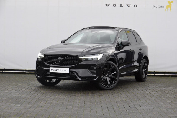 Volvo XC60 T6 350PK Automaat AWD Plus Black Edition 46 KM!/ Trekhaak / Adaptieve cruise control / Panoramadak / Apple carplay / Parkeersensoren met 360 camera / Elektrische achterklep / Elektrische stoelen met geheugen / Stoel en stuurwielverwarming / 21” velgen