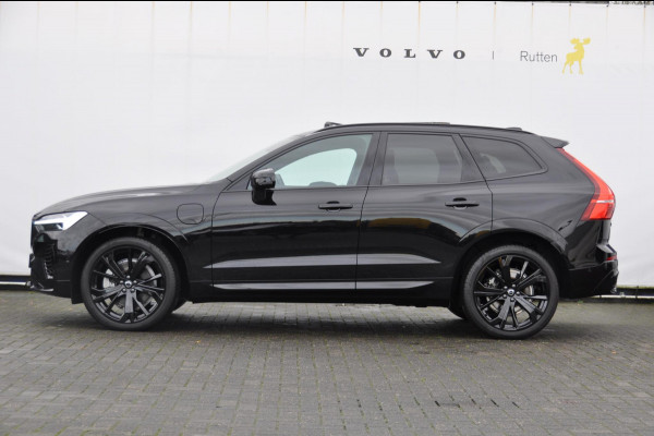 Volvo XC60 T6 350PK Automaat AWD Plus Black Edition 46 KM!/ Trekhaak / Adaptieve cruise control / Panoramadak / Apple carplay / Parkeersensoren met 360 camera / Elektrische achterklep / Elektrische stoelen met geheugen / Stoel en stuurwielverwarming / 21” velgen