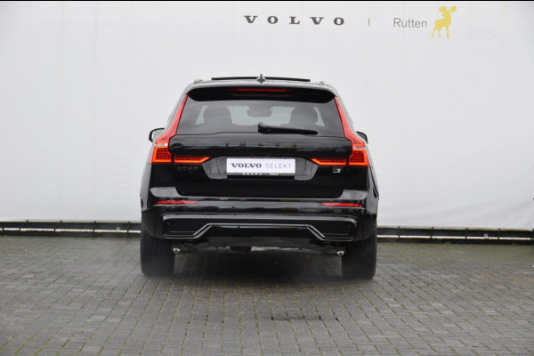 Volvo XC60 T6 350PK Automaat AWD Plus Black Edition 46 KM!/ Trekhaak / Adaptieve cruise control / Panoramadak / Apple carplay / Parkeersensoren met 360 camera / Elektrische achterklep / Elektrische stoelen met geheugen / Stoel en stuurwielverwarming / 21” velgen
