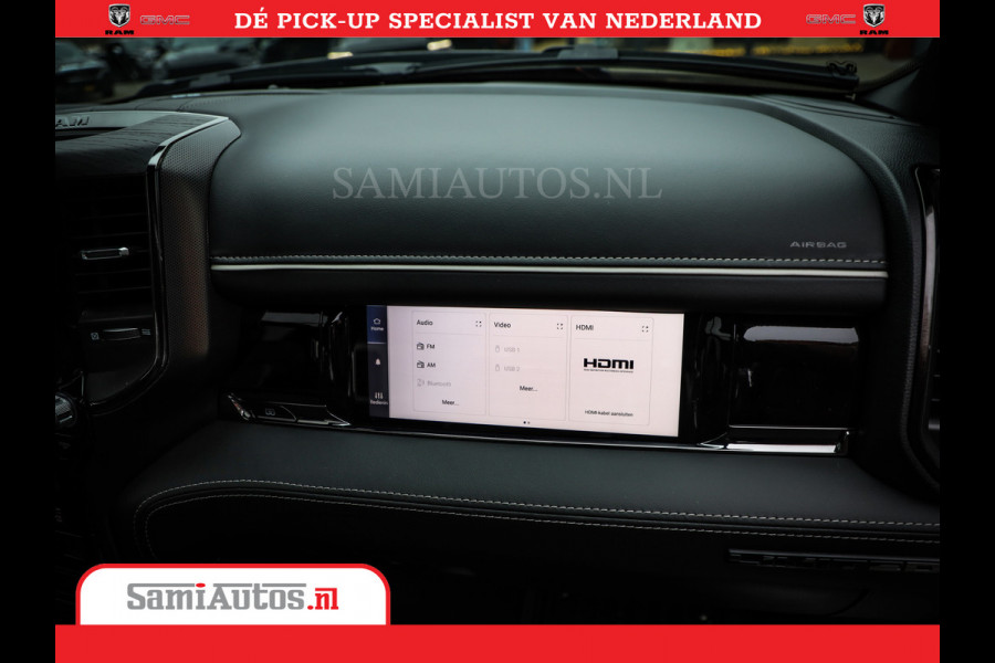 Dodge Ram 1500 Limited Night High Output 540HP 706Nm | Massage + Full Option | De Meest Luxe en Volle Pick-Up in zijn Klasse | Comfortabele Dubbele Cabine met Royale 5 Zitplaatsen | BPM vrij | Nu Leverbaar uit Voorraad | Voorraad Nr 2302 - 7425