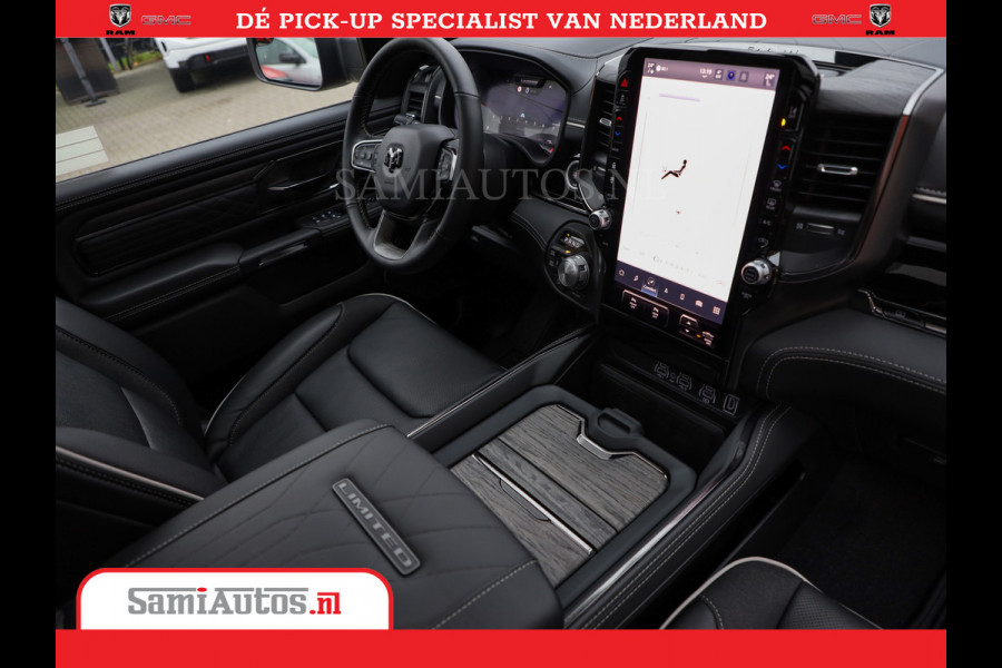 Dodge Ram 1500 Limited Night High Output 540HP 706Nm | Massage + Full Option | De Meest Luxe en Volle Pick-Up in zijn Klasse | Comfortabele Dubbele Cabine met Royale 5 Zitplaatsen | BPM vrij | Nu Leverbaar uit Voorraad | Voorraad Nr 2302 - 7425