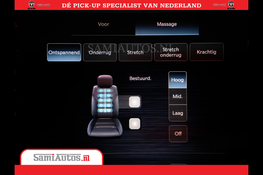 Dodge Ram 1500 Limited Night High Output 540HP 706Nm | Massage + Full Option | De Meest Luxe en Volle Pick-Up in zijn Klasse | Comfortabele Dubbele Cabine met Royale 5 Zitplaatsen | BPM vrij | Nu Leverbaar uit Voorraad | Voorraad Nr 2302 - 7425