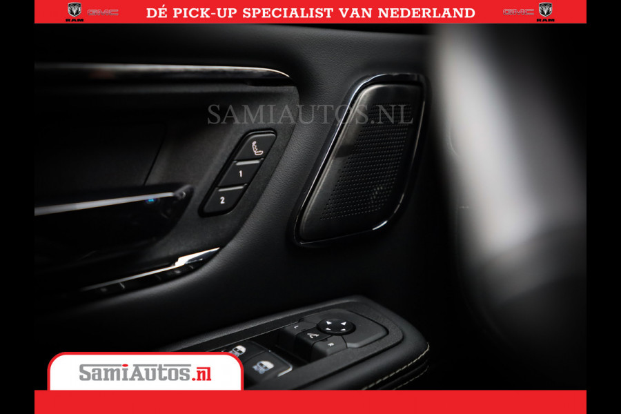 Dodge Ram 1500 Limited Night High Output 540HP 706Nm | Massage + Full Option | De Meest Luxe en Volle Pick-Up in zijn Klasse | Comfortabele Dubbele Cabine met Royale 5 Zitplaatsen | BPM vrij | Nu Leverbaar uit Voorraad | Voorraad Nr 2302 - 7425