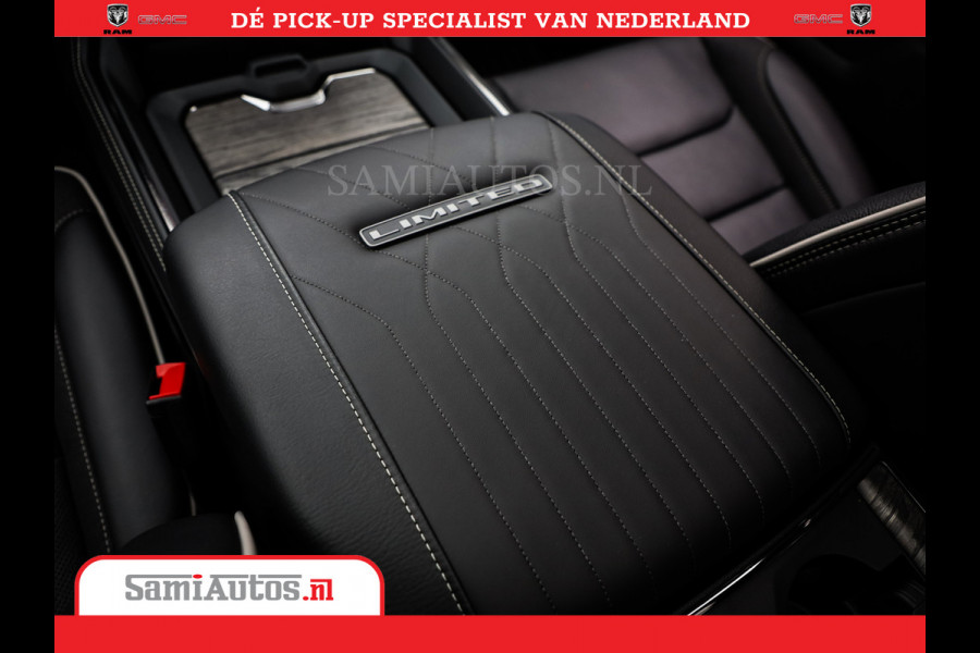 Dodge Ram 1500 Limited Night High Output 540HP 706Nm | Massage + Full Option | De Meest Luxe en Volle Pick-Up in zijn Klasse | Comfortabele Dubbele Cabine met Royale 5 Zitplaatsen | BPM vrij | Nu Leverbaar uit Voorraad | Voorraad Nr 2302 - 7425