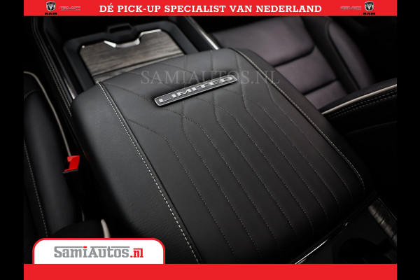 Dodge Ram 1500 Limited Night High Output 540HP 706Nm | Massage + Full Option | De Meest Luxe en Volle Pick-Up in zijn Klasse | Comfortabele Dubbele Cabine met Royale 5 Zitplaatsen | BPM vrij | Nu Leverbaar uit Voorraad | Voorraad Nr 2302 - 7425