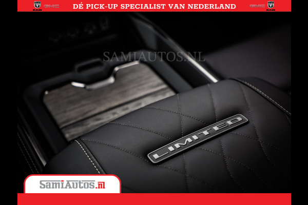Dodge Ram 1500 Limited Night High Output 540HP 706Nm | Massage + Full Option | De Meest Luxe en Volle Pick-Up in zijn Klasse | Comfortabele Dubbele Cabine met Royale 5 Zitplaatsen | BPM vrij | Nu Leverbaar uit Voorraad | Voorraad Nr 2302 - 7425