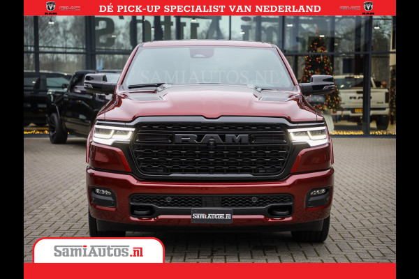 Dodge Ram 1500 Limited Night High Output 540HP 706Nm | Massage + Full Option | De Meest Luxe en Volle Pick-Up in zijn Klasse | Comfortabele Dubbele Cabine met Royale 5 Zitplaatsen | BPM vrij | Nu Leverbaar uit Voorraad | Voorraad Nr 2302 - 7425