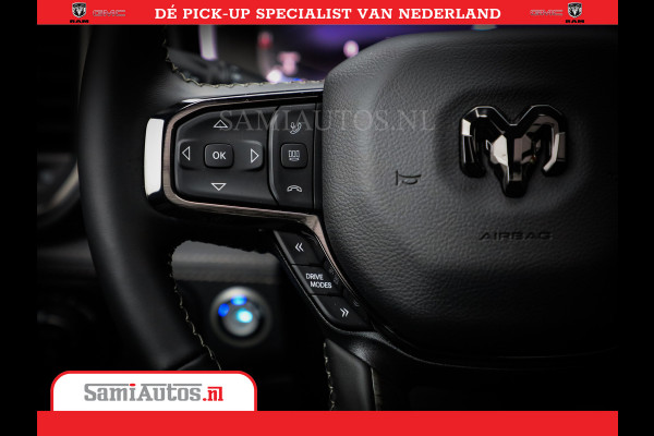 Dodge Ram 1500 Limited Night High Output 540HP 706Nm | Massage + Full Option | De Meest Luxe en Volle Pick-Up in zijn Klasse | Comfortabele Dubbele Cabine met Royale 5 Zitplaatsen | BPM vrij | Nu Leverbaar uit Voorraad | Voorraad Nr 2302 - 7425