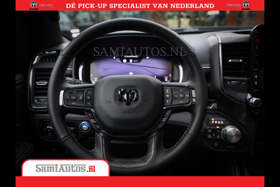 Dodge Ram 1500 Limited Night High Output 540HP 706Nm | Massage + Full Option | De Meest Luxe en Volle Pick-Up in zijn Klasse | Comfortabele Dubbele Cabine met Royale 5 Zitplaatsen | BPM vrij | Nu Leverbaar uit Voorraad | Voorraad Nr 2302 - 7425