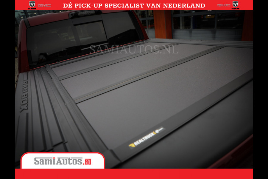 Dodge Ram 1500 Limited Night High Output 540HP 706Nm | Massage + Full Option | De Meest Luxe en Volle Pick-Up in zijn Klasse | Comfortabele Dubbele Cabine met Royale 5 Zitplaatsen | BPM vrij | Nu Leverbaar uit Voorraad | Voorraad Nr 2302 - 7425