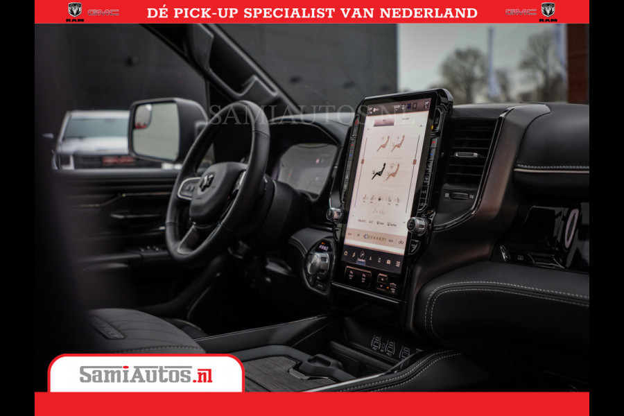 Dodge Ram 1500 Limited Night High Output 540HP 706Nm | Massage + Full Option | De Meest Luxe en Volle Pick-Up in zijn Klasse | Comfortabele Dubbele Cabine met Royale 5 Zitplaatsen | BPM vrij | Nu Leverbaar uit Voorraad | Voorraad Nr 2302 - 7425