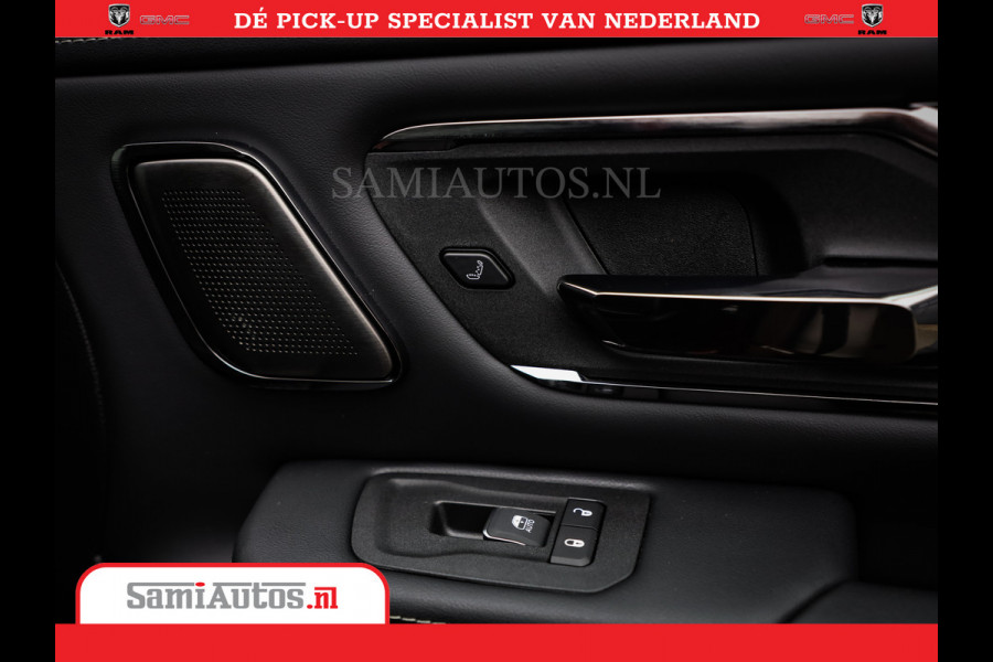 Dodge Ram 1500 Limited Night High Output 540HP 706Nm | Massage + Full Option | De Meest Luxe en Volle Pick-Up in zijn Klasse | Comfortabele Dubbele Cabine met Royale 5 Zitplaatsen | BPM vrij | Nu Leverbaar uit Voorraad | Voorraad Nr 2302 - 7425