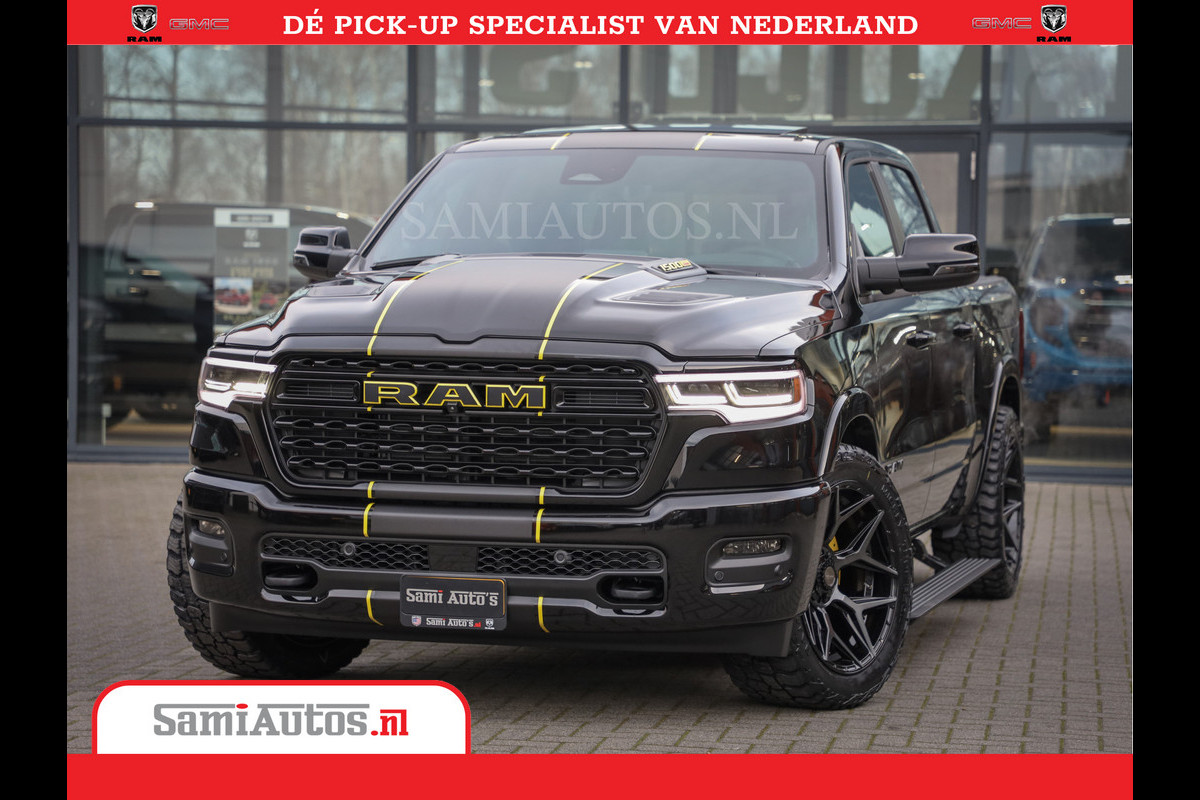 Dodge Ram 1500 Limited Night High Output 540HP 706Nm | Massage + Full Option | De Meest Luxe en Volle Pick-Up in zijn Klasse | Comfortabele Dubbele Cabine met Royale 5 Zitplaatsen | BPM vrij | Nu Leverbaar uit Voorraad | Voorraad Nr 2353 - 5412 Dodge Ram 1500 Limited Night High Output 540HP 706Nm | Massage + Full Option | De Meest Luxe en Volle Pick-Up in zijn Klasse | Comfortabele Dubbele Cabine met Royale 5 Zitplaatsen | BPM vrij | Nu Leverbaar uit Voorraad | Voorraad Nr 2353 - 5412