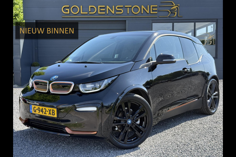 BMW i3 S 120Ah 42 kWh RoadStyle Edition 2e Eigenaar,Navi,Leder,184pk,Stoelverwarming,Dealer Onderhouden,Pdc V+A,Apk tot 01-2026