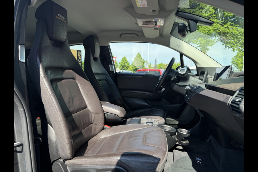 BMW i3 S 120Ah 42 kWh RoadStyle Edition 2e Eigenaar,Navi,Leder,184pk,Stoelverwarming,Dealer Onderhouden,Pdc V+A,Apk tot 01-2026
