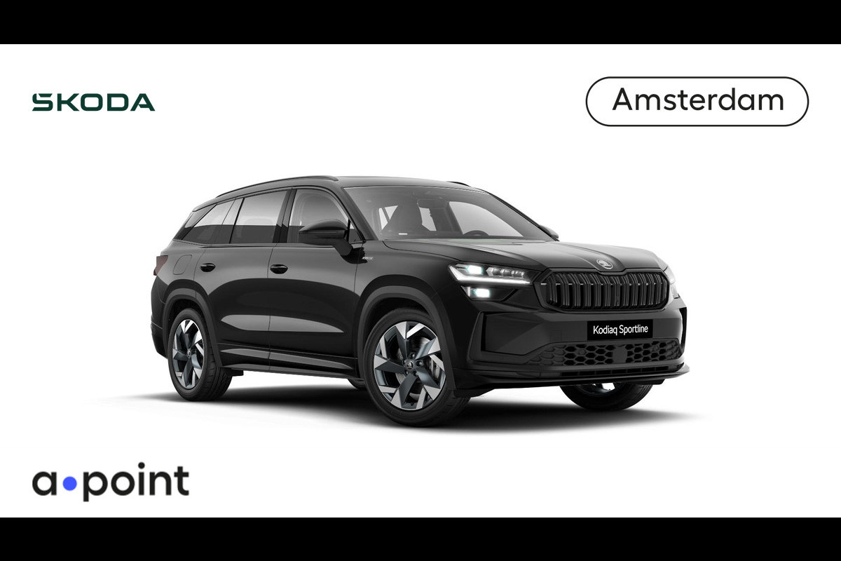 Škoda Kodiaq Sportline Business PHEV 1.5 TSI 204 pk 6 versn. DSG | Panoramadak | Comfort pakket | Light & view pakket | Winter pakket | Simply clever pakket Škoda Kodiaq Sportline Business PHEV 1.5 TSI 204 pk 6 versn. DSG | Panoramadak | Comfort pakket | Light & view pakket | Winter pakket | Simply clever pakket