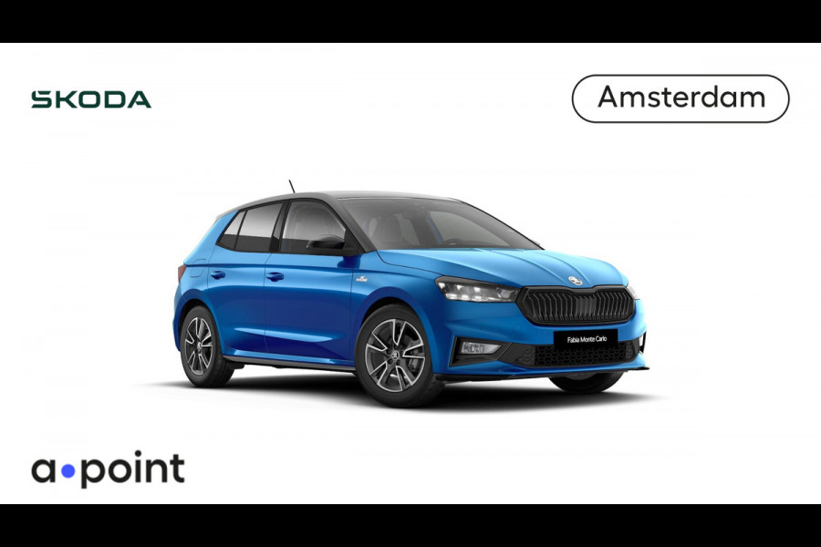 Škoda Fabia Monte Carlo 1.0 TSI 95 pk 5 versn. Hand | Verwarmbare voorstoelen | Hill start | Zwart dak