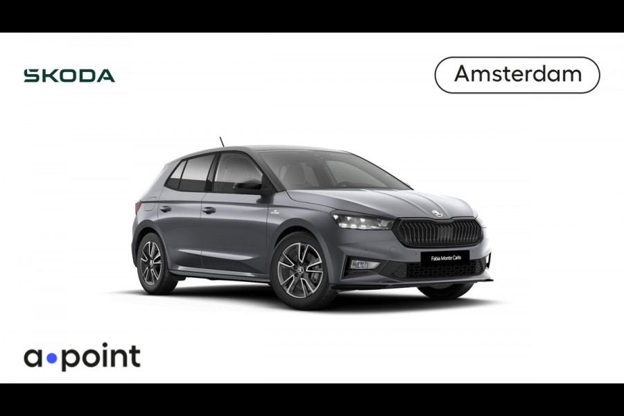 Škoda Fabia Monte Carlo 1.0 TSI 115 pk 7 versn. DSG | Travel assist plus | Verwarmbare voorstoelen | Zwart dak