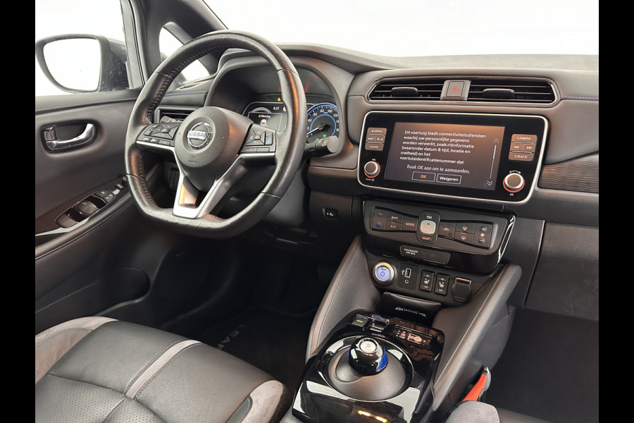 Nissan Leaf Tekna 40 kWh (INCL.BTW) *FULL-LED | 1/2LEATHER | ADAPTIVE-CRUISE | BLIS | BOSE-SOUND | CAMERA | KEYLESS | DAB+ | COMFORT-SEATS | 17''ALU | ECC | PDC*
