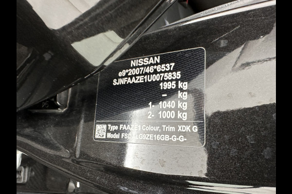 Nissan Leaf Tekna 40 kWh (INCL.BTW) *FULL-LED | 1/2LEATHER | ADAPTIVE-CRUISE | BLIS | BOSE-SOUND | CAMERA | KEYLESS | DAB+ | COMFORT-SEATS | 17''ALU | ECC | PDC*