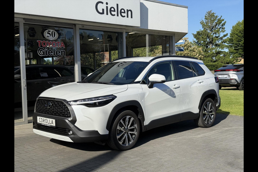 Toyota Corolla Cross 2.0 High Power Hybrid Style | Eerste eigenaar, Dodehoekherkenning, Parkeersensoren, Stoel + Stuurverwarming, Parelmoer wit