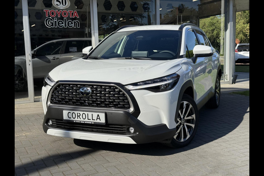 Toyota Corolla Cross 2.0 High Power Hybrid Style | Eerste eigenaar, Dodehoekherkenning, Parkeersensoren, Stoel + Stuurverwarming, Parelmoer wit