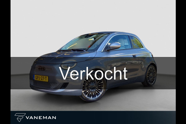 Fiat 500C La Prima 42 kWh | BSD | Clima | Navi | Camera | PDC | Stoelverwarming | Key-Less |