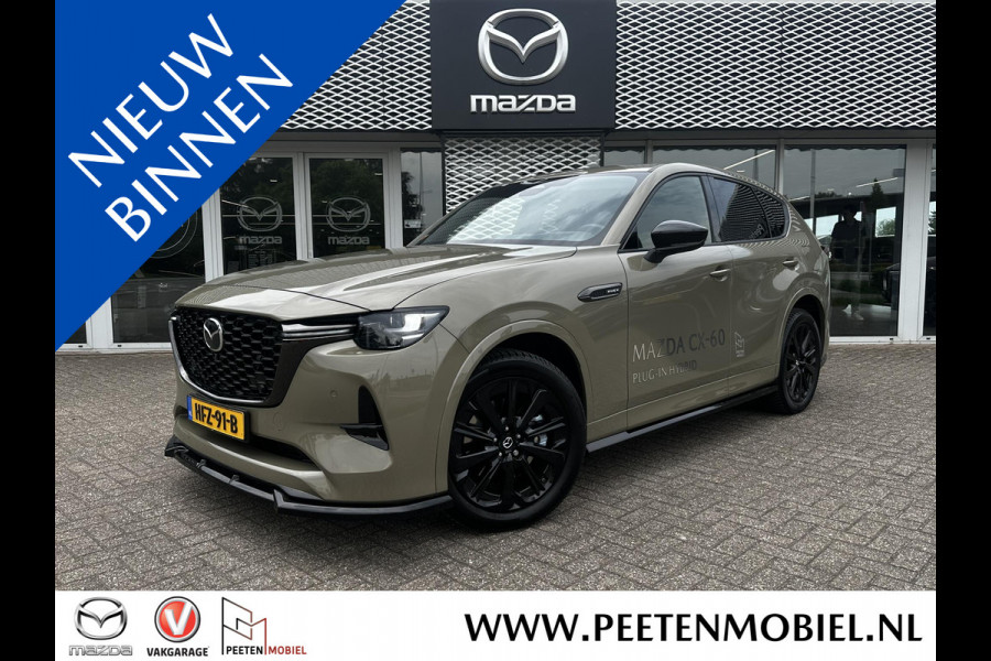 Mazda CX-60 2.5 e-SkyActiv PHEV Homura Plus | BLACK EDITION | AERO PACK | 4-SEIZOENBANDEN | NL-AUTO |