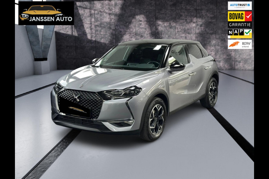 DS DS 3 Crossback 1.2 PureTech Rivoli, Automaat, Leder, Stoelverwarming, Camera
