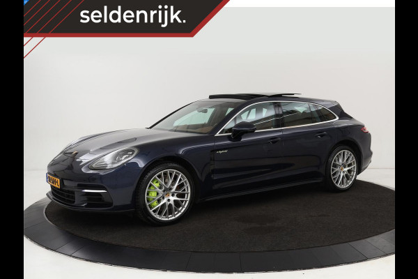 Porsche Panamera Sport Turismo 2.9 4 E-Hybrid | Panoramadak | Burmester 3D | Stoelventilatie | LED Adaptief | 360 camera | Luchtvering | Leder | Stuurverwarming | Soft-close
