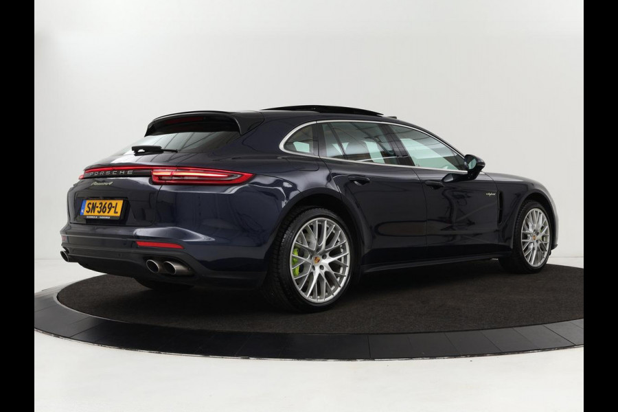 Porsche Panamera Sport Turismo 2.9 4 E-Hybrid | Panoramadak | Burmester 3D | Stoelventilatie | LED Adaptief | 360 camera | Luchtvering | Leder | Stuurverwarming | Soft-close