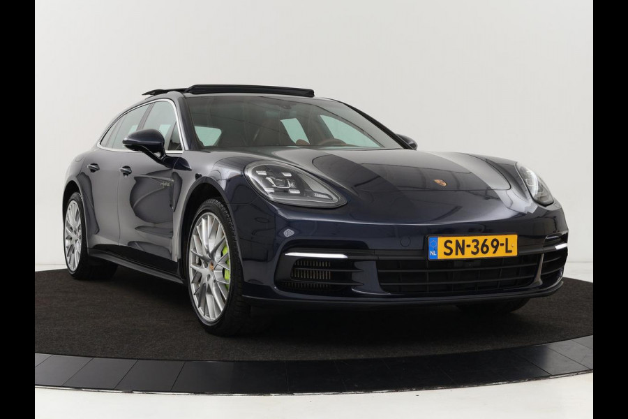 Porsche Panamera Sport Turismo 2.9 4 E-Hybrid | Panoramadak | Burmester 3D | Stoelventilatie | LED Adaptief | 360 camera | Luchtvering | Leder | Stuurverwarming | Soft-close